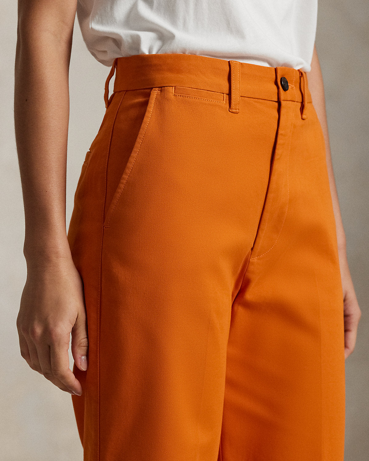 Chino Wide-Leg Pant