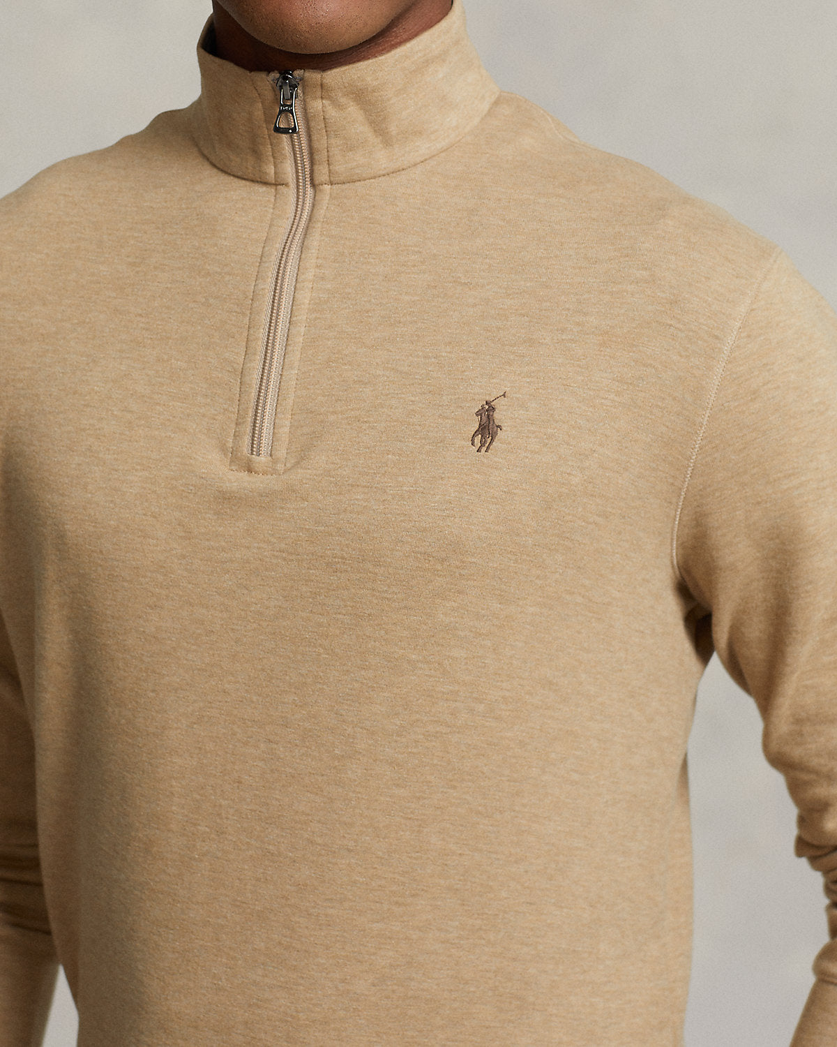 Luxury Jersey Quarter-Zip Pullover