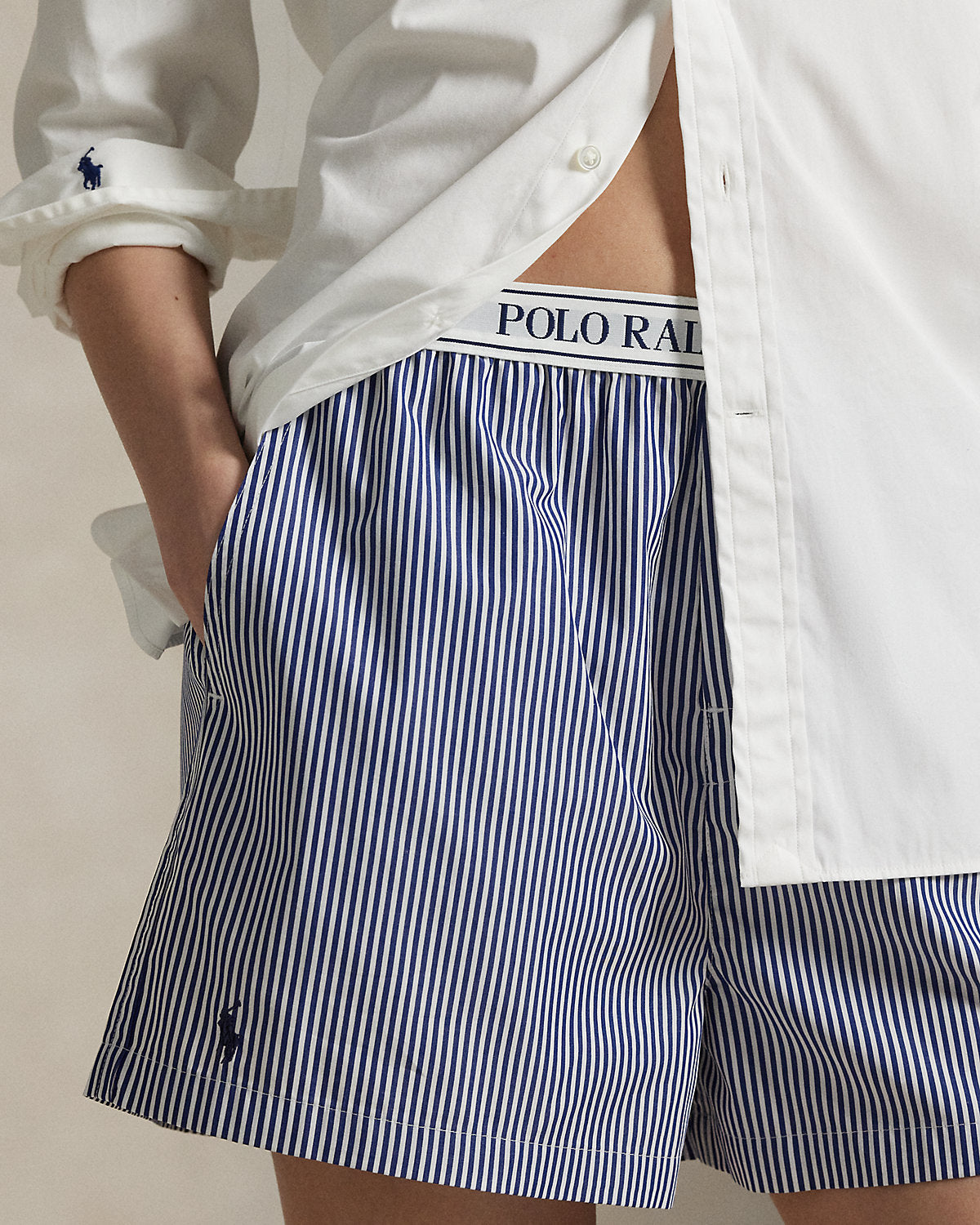 Striped Cotton Boxer