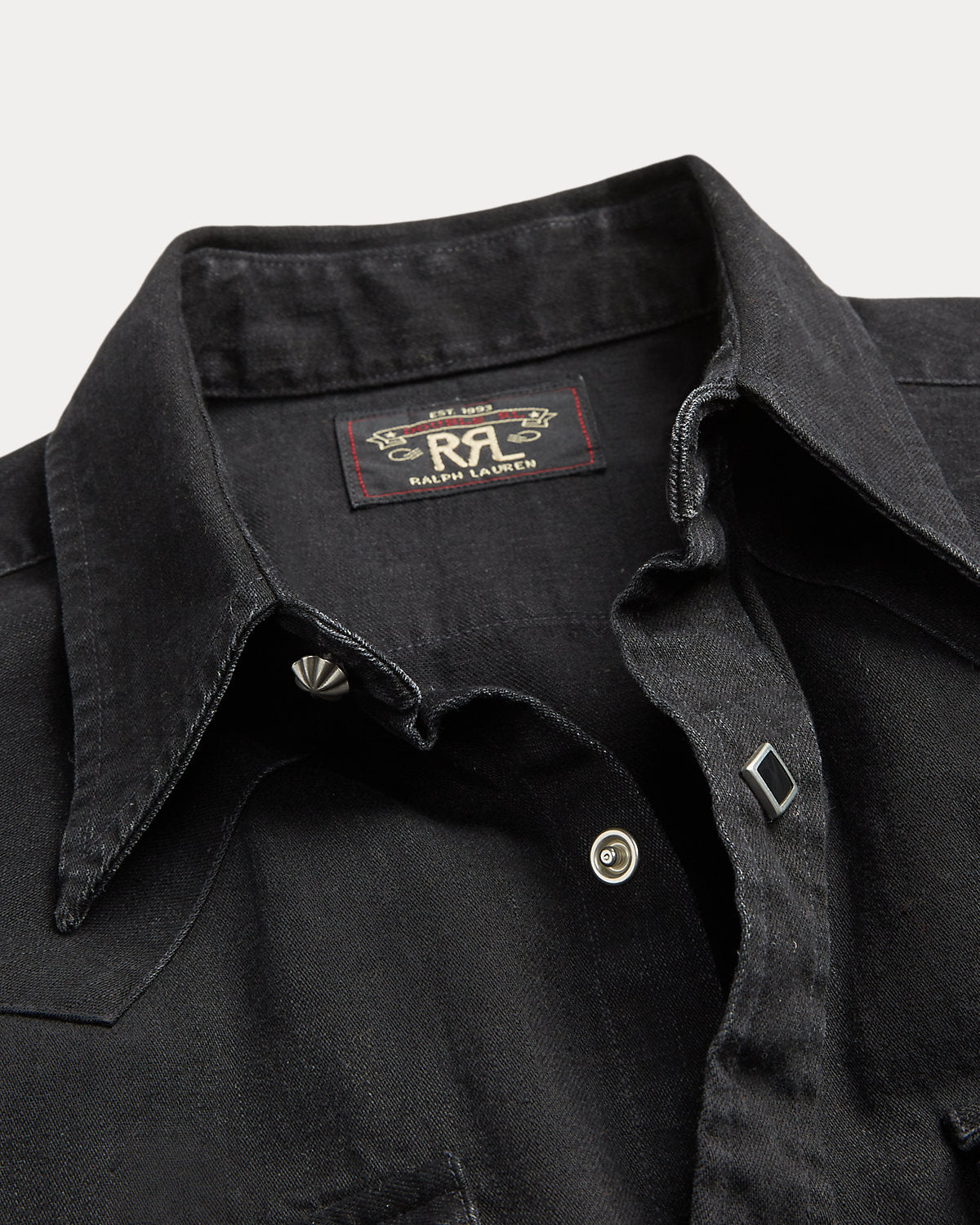 Slim Fit Denim Western Shirt