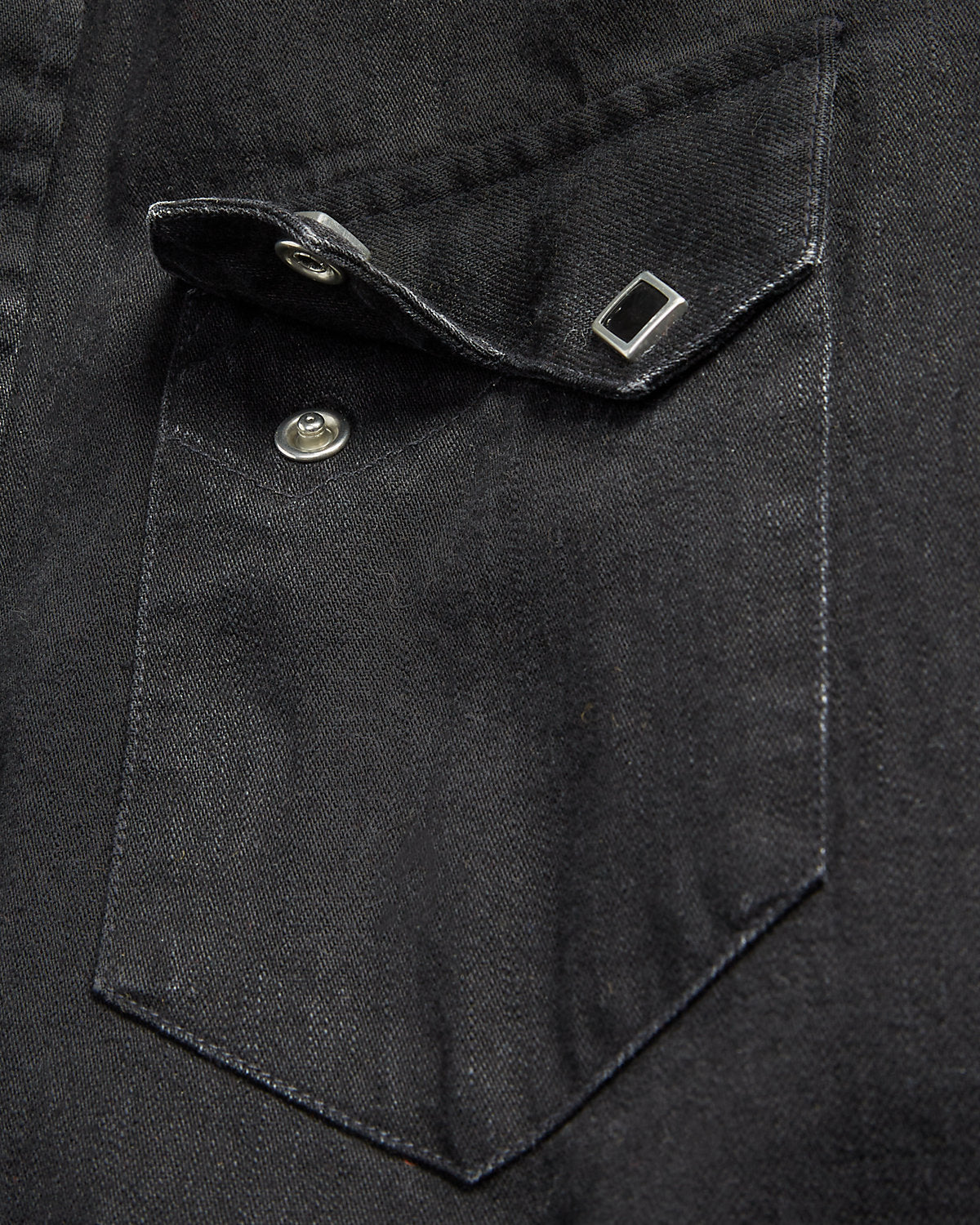 Slim Fit Denim Western Shirt