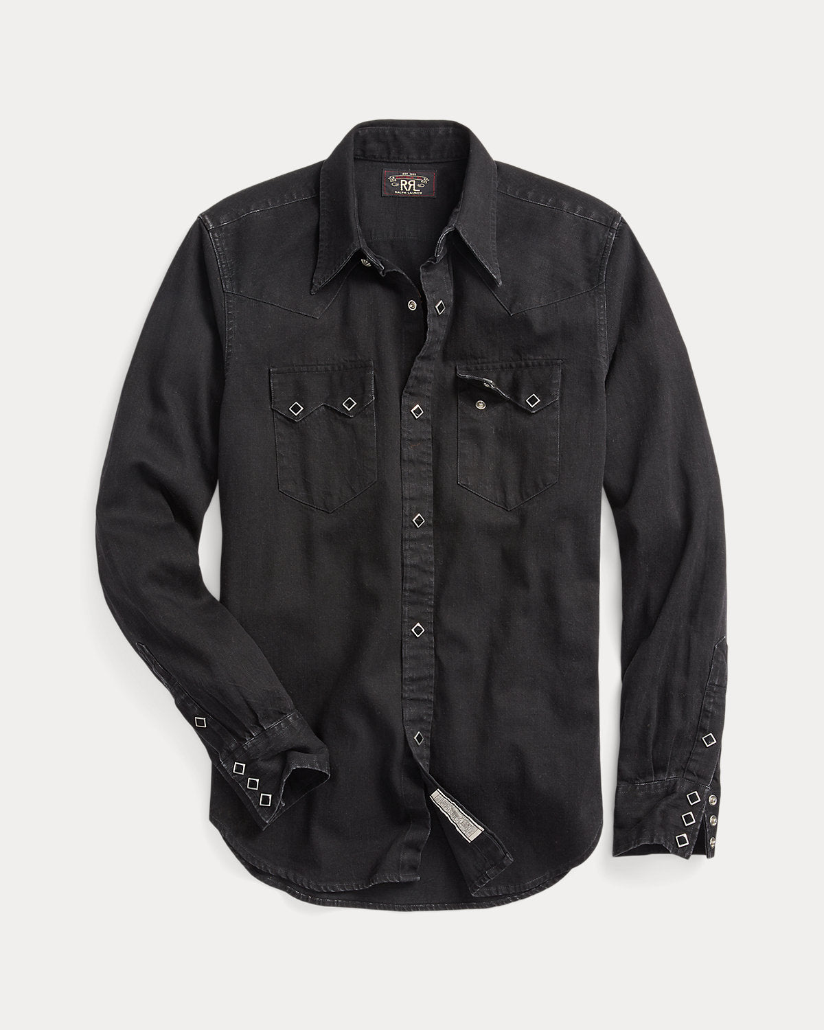 Slim Fit Denim Western Shirt
