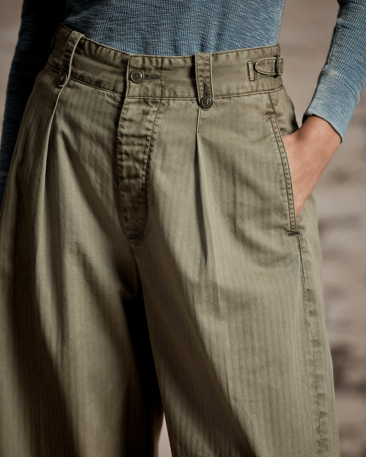 Cotton Cropped Wide-Leg Pant