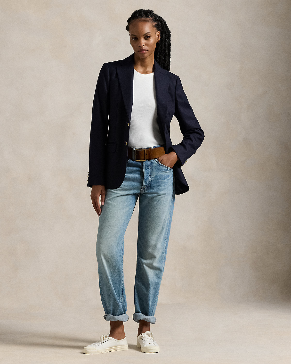 The Iconic Doeskin Blazer