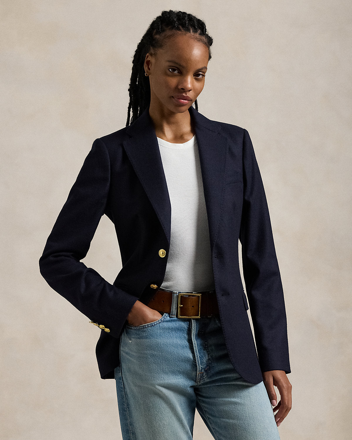 The Iconic Doeskin Blazer
