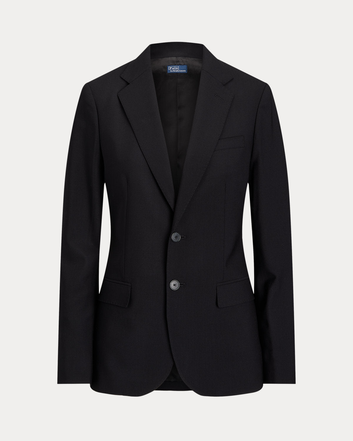 Single-Breasted Stretch Wool Blazer