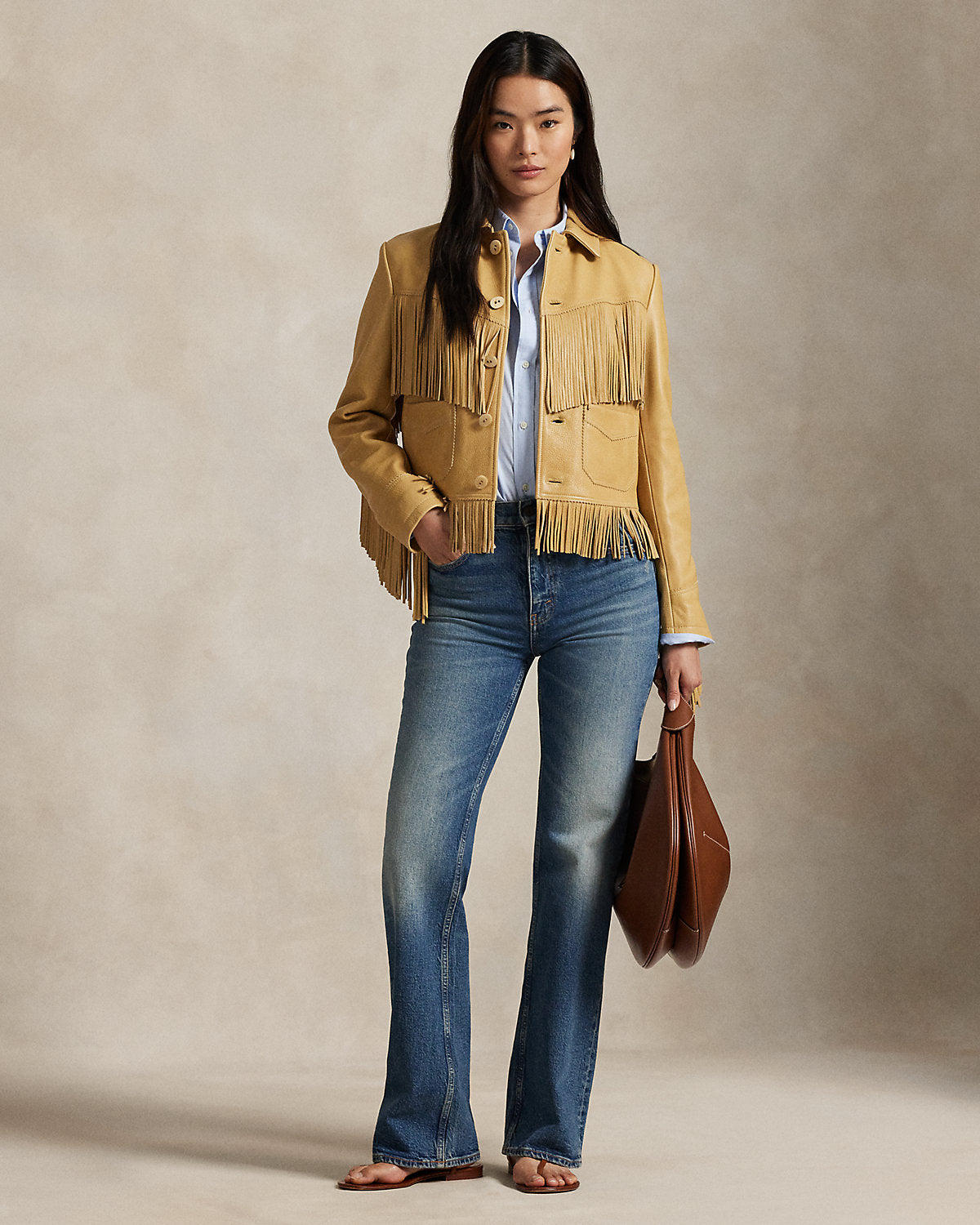 Fringe Leather Jacket