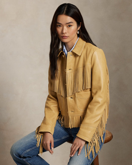 Fringe Leather Jacket