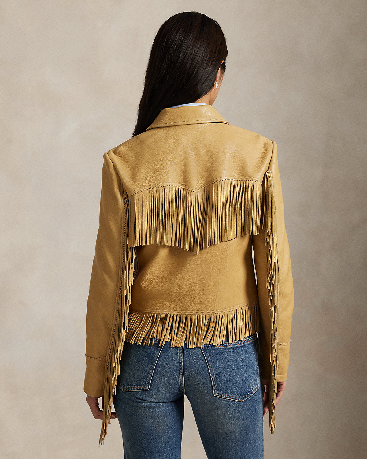 Fringe Leather Jacket