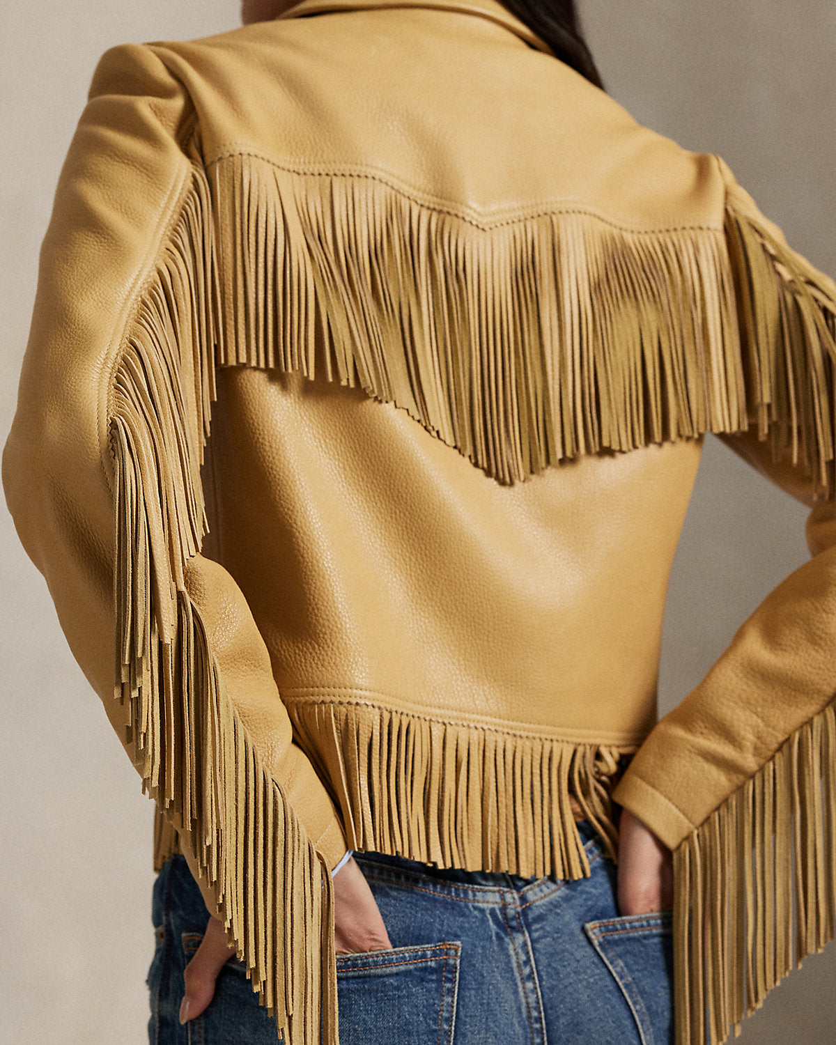 Fringe Leather Jacket