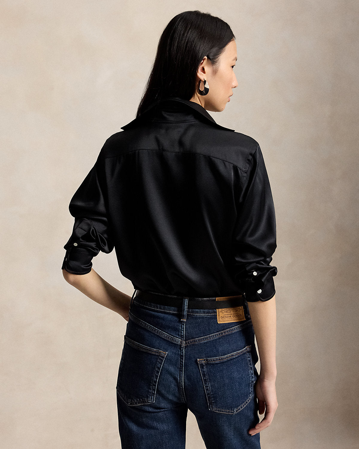 Slim Fit Silk Shirt