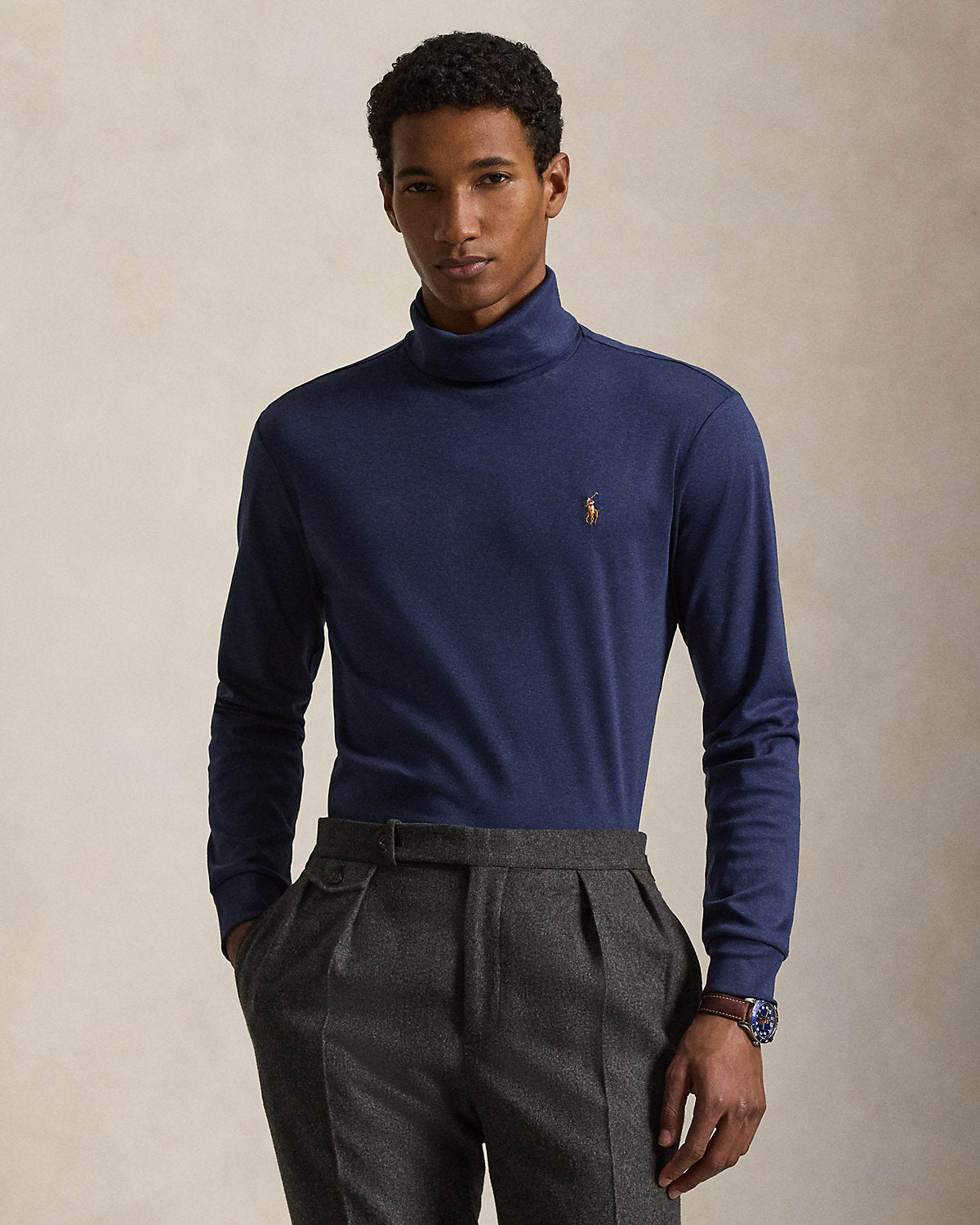 Soft Cotton Turtleneck