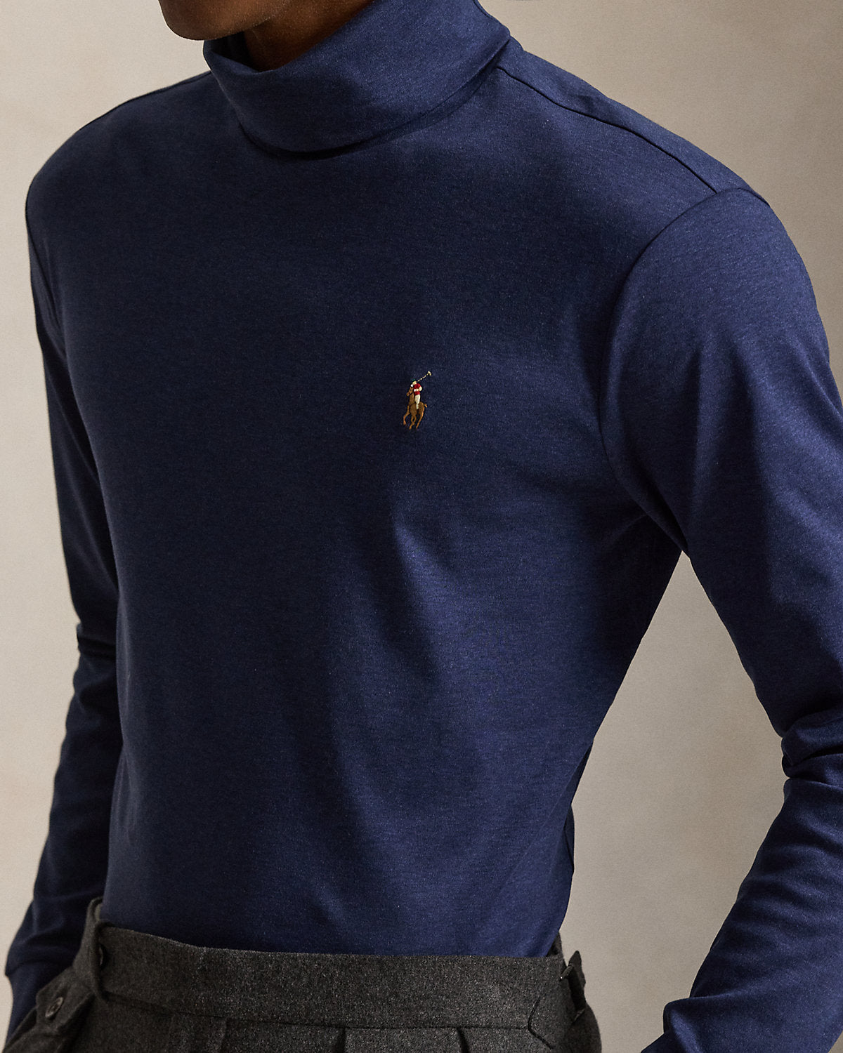 Soft Cotton Turtleneck