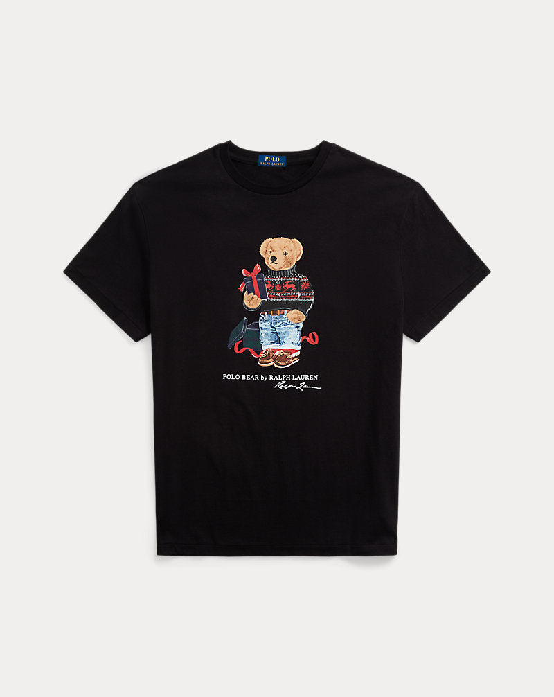 Classic Fit Polo Bear Jersey T-Shirt Black