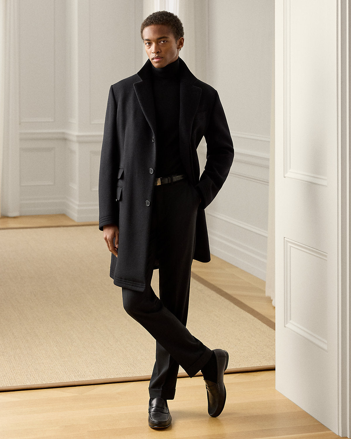 Men's Cashmere Turtleneck Sweater