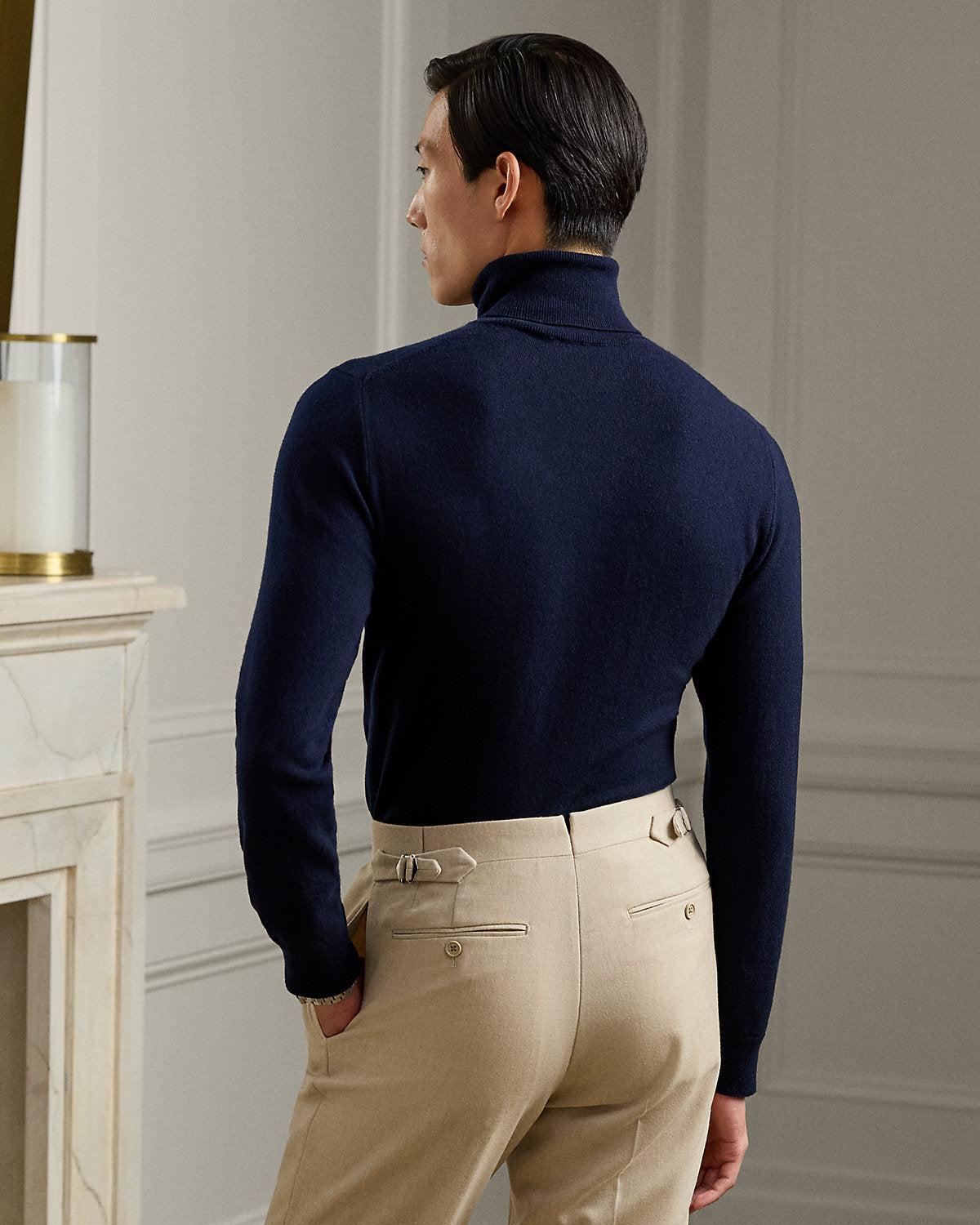 Men's Cashmere Turtleneck Sweater