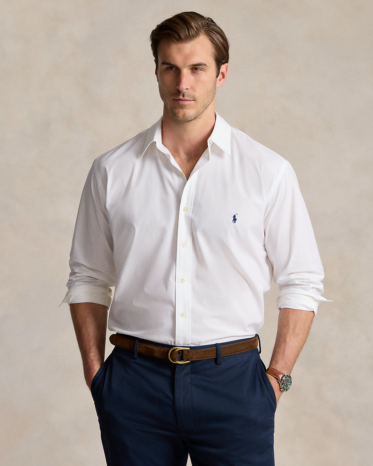 Stretch Poplin Shirt