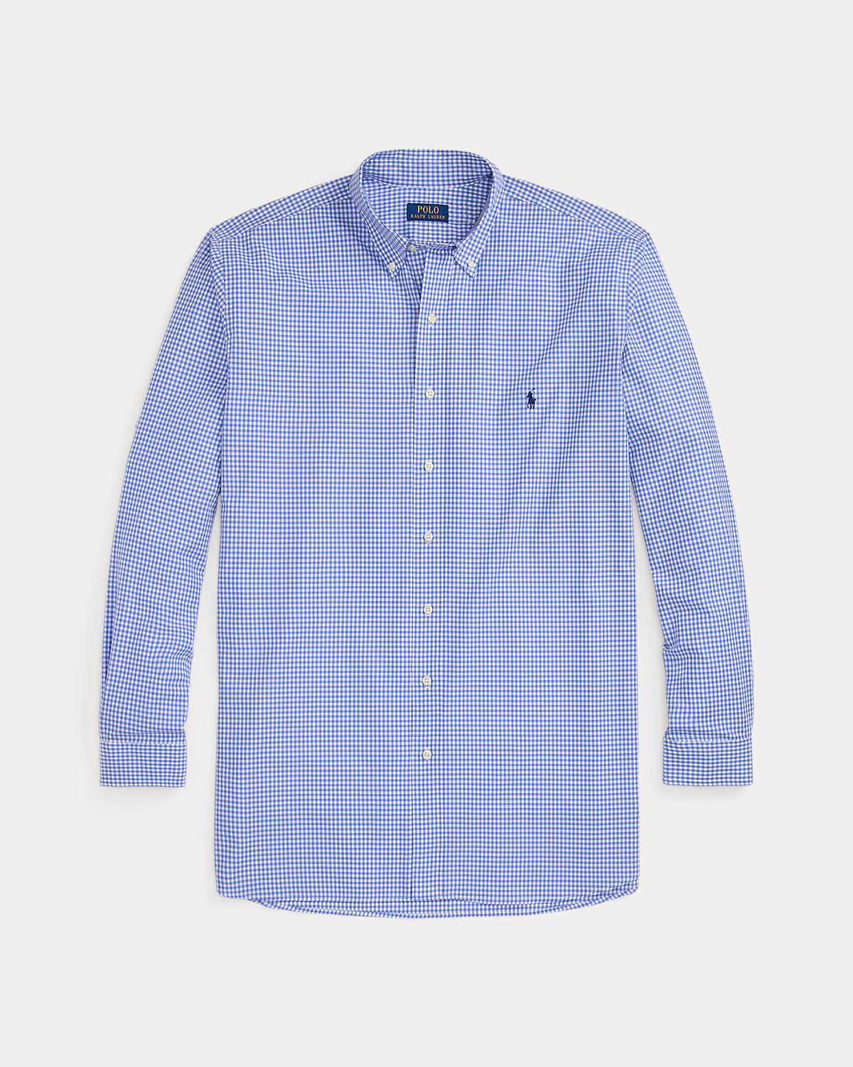 Gingham Stretch Poplin Shirt
