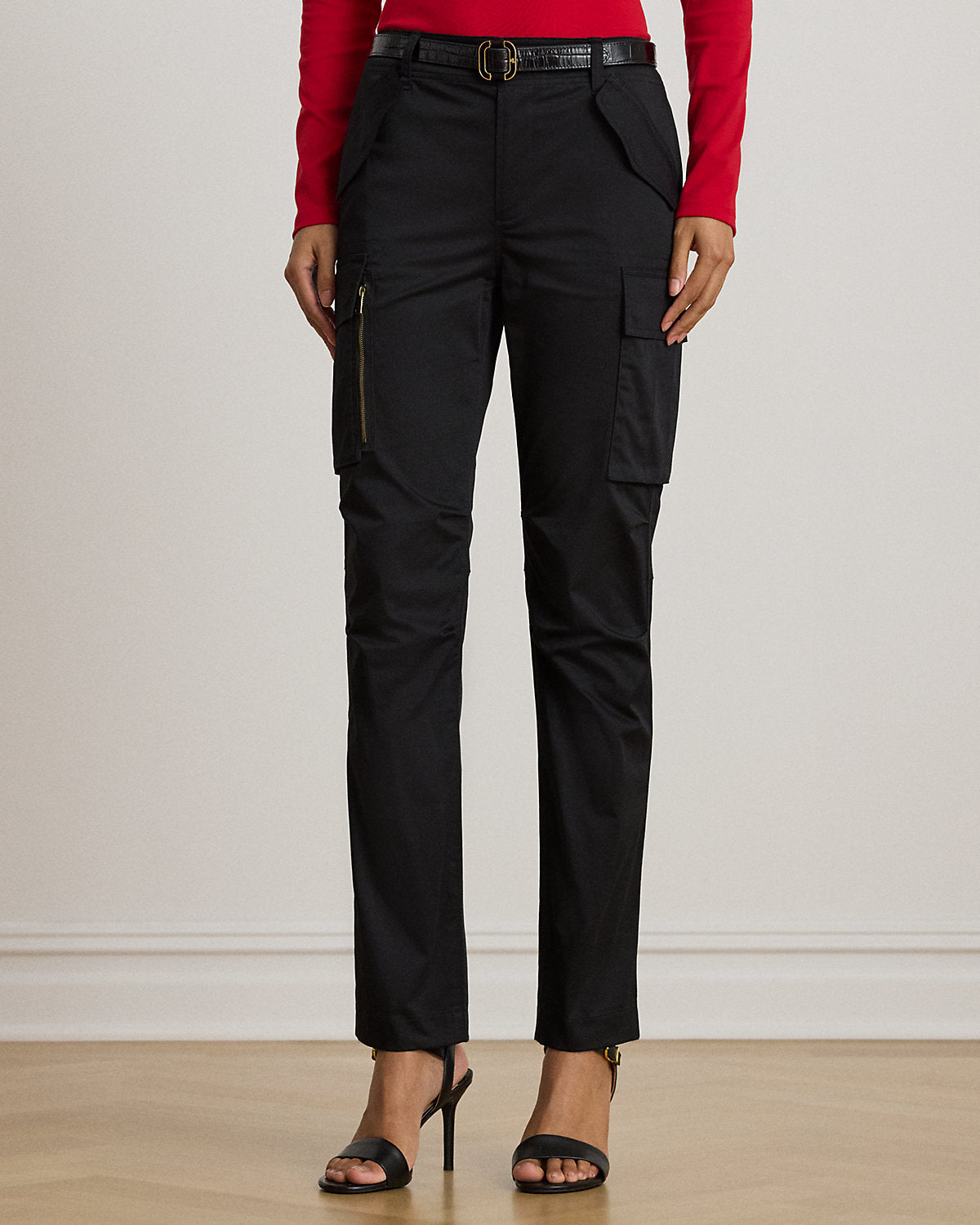 Cotton Sateen Cargo Pant