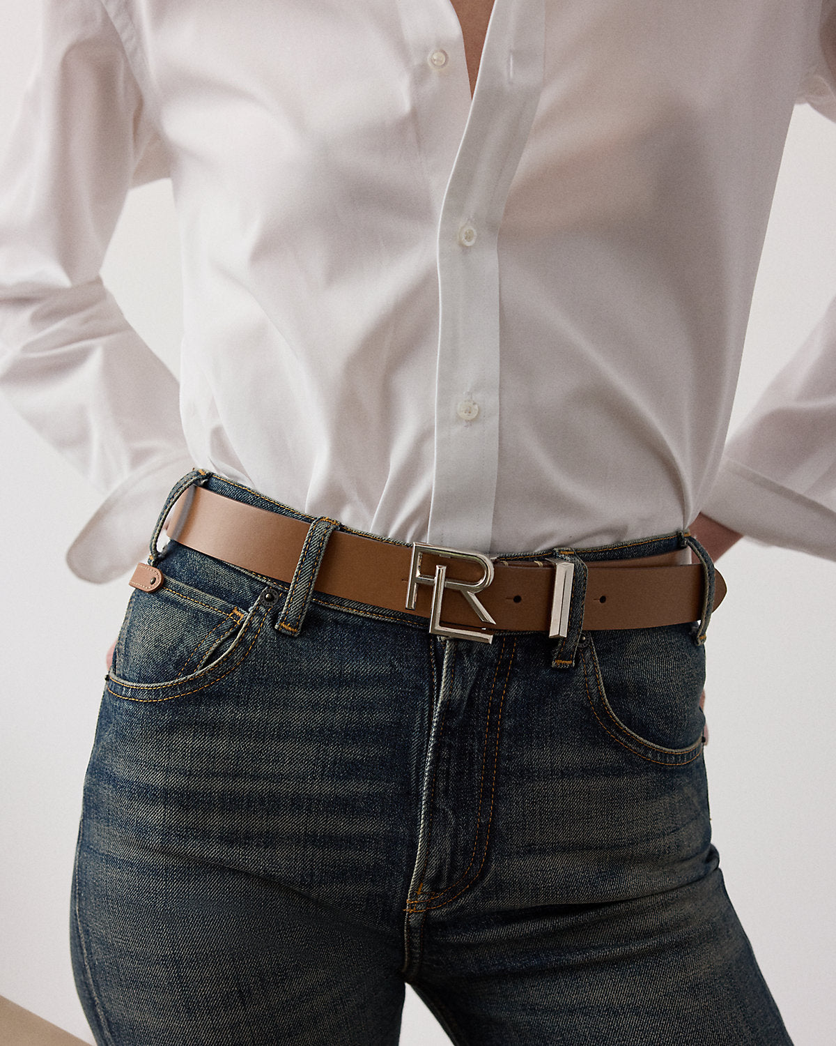 Box Leather Belt
