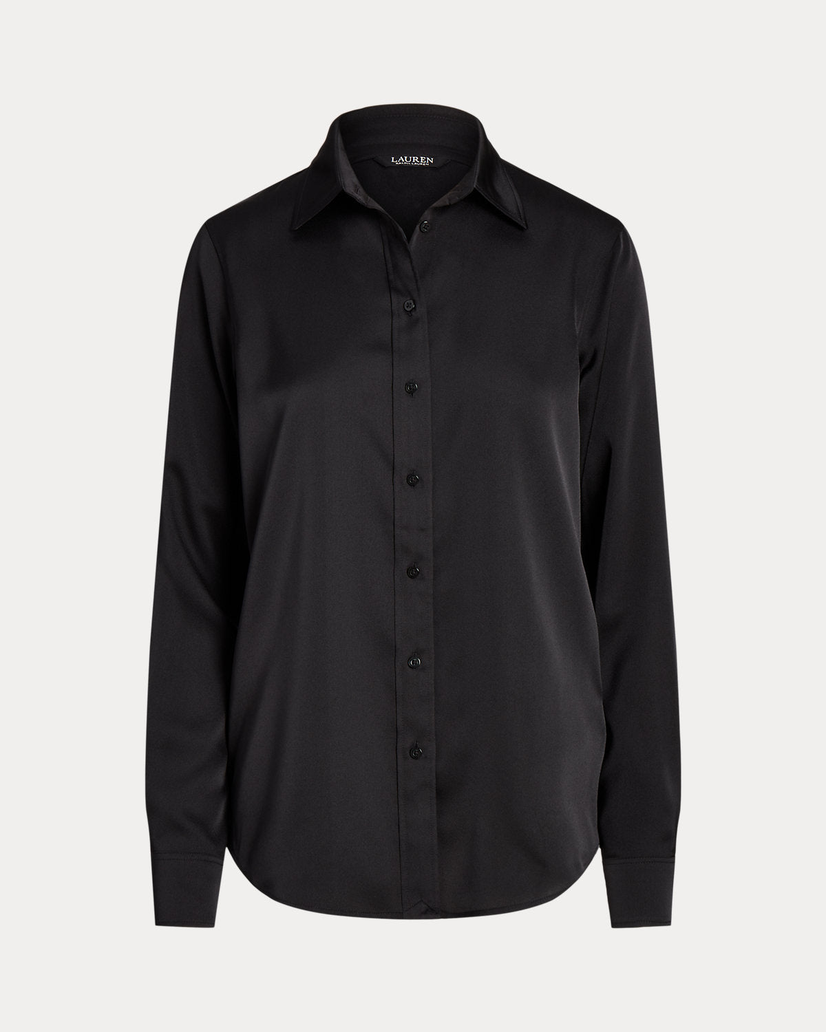 Classic Fit Satin Charmeuse Shirt