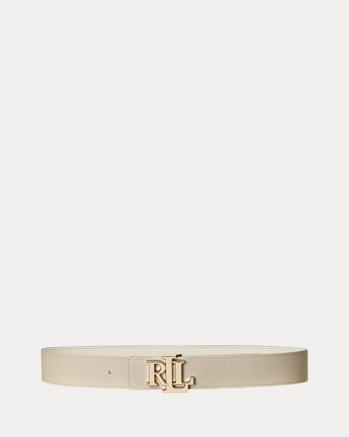 Logo Reversible Pebbled Wide Belt