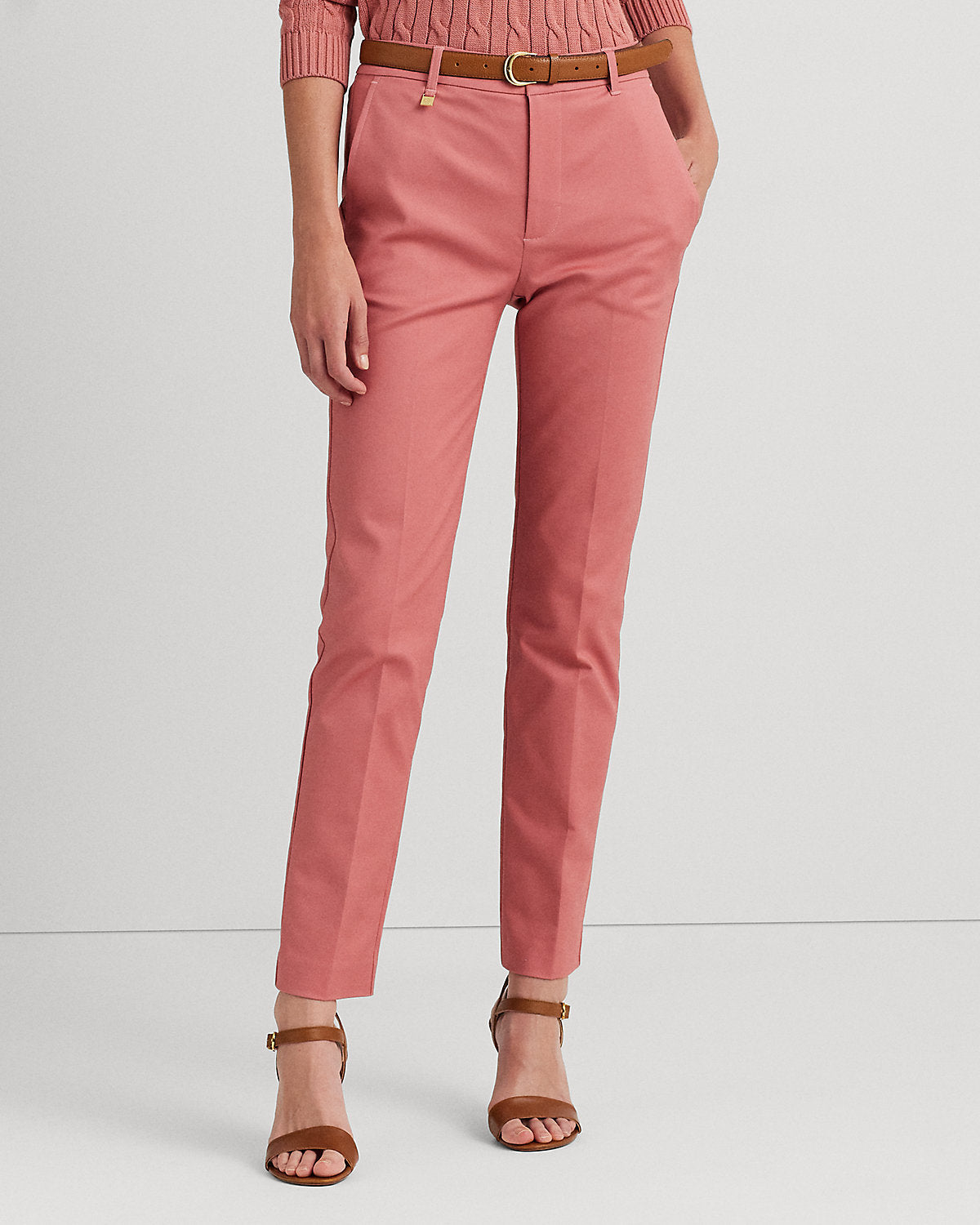 Double-Faced Stretch Cotton Pant