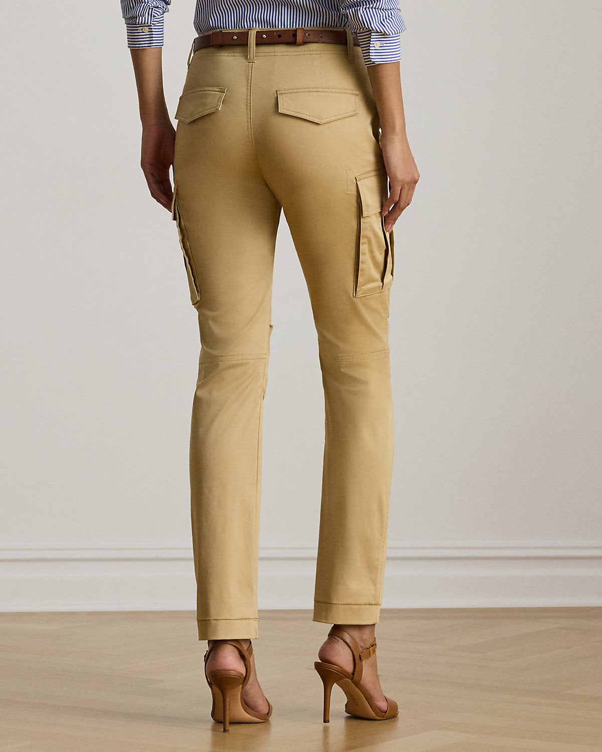 Cotton Sateen Cargo Pant