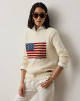 Lux Cream W/ Flag