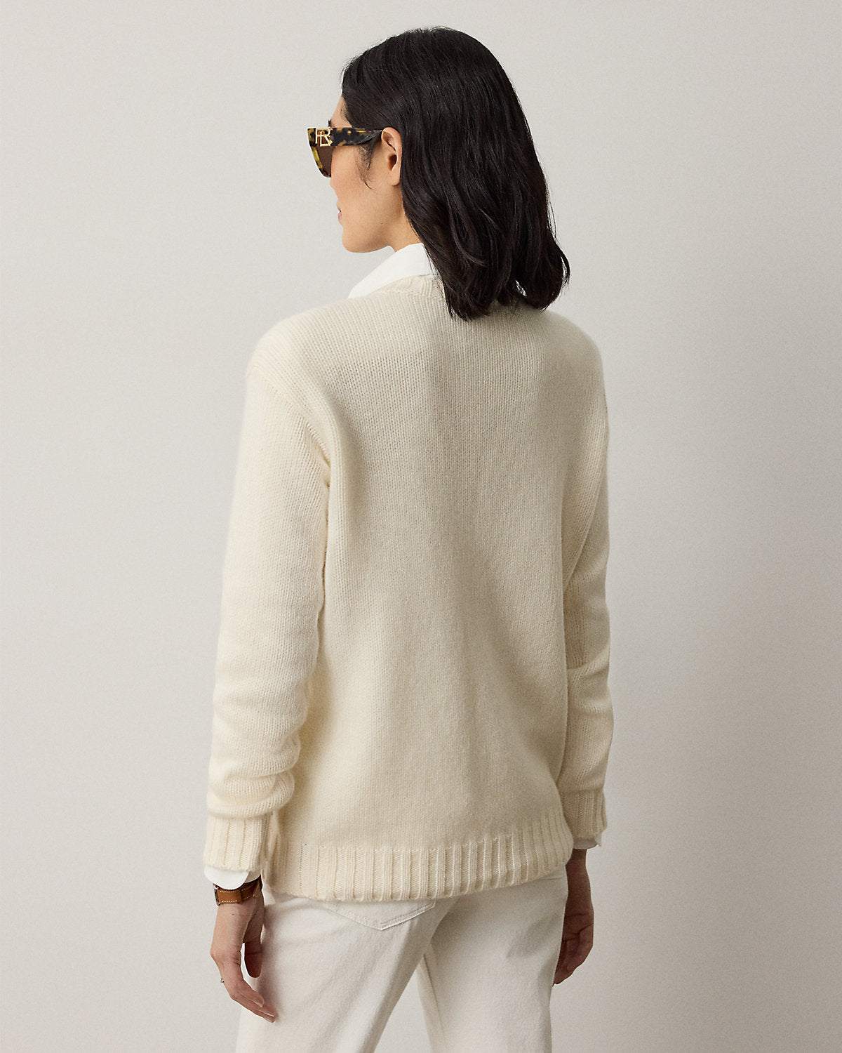 Women's Flag Cashmere Crewneck Sweater