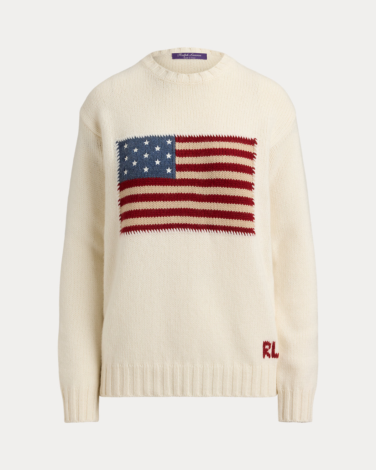 Women's Flag Cashmere Crewneck Sweater