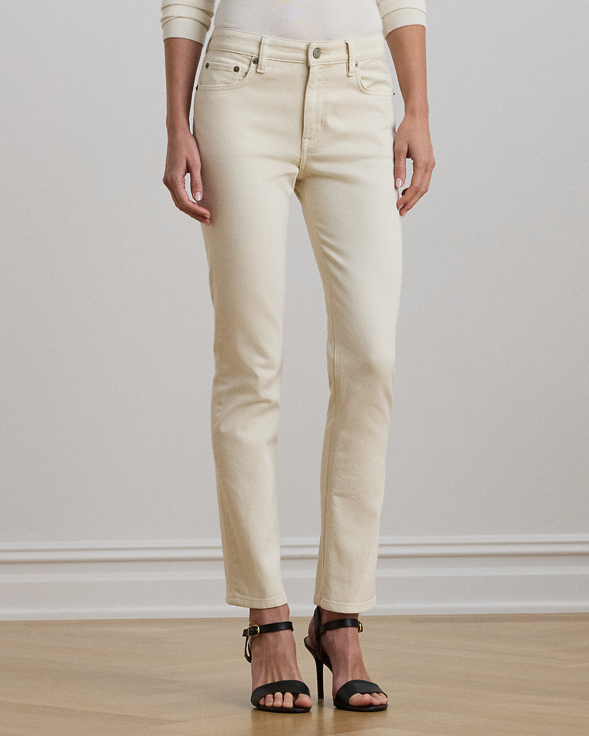 High-Rise Straight Ankle Jean