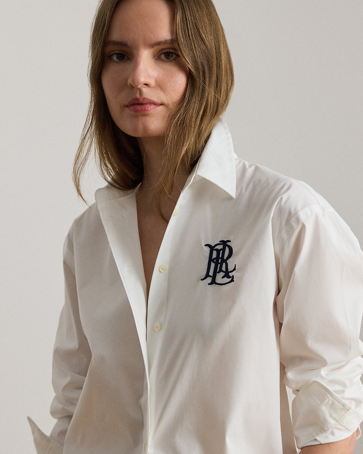 Relaxed Fit Stretch Cotton Shirt