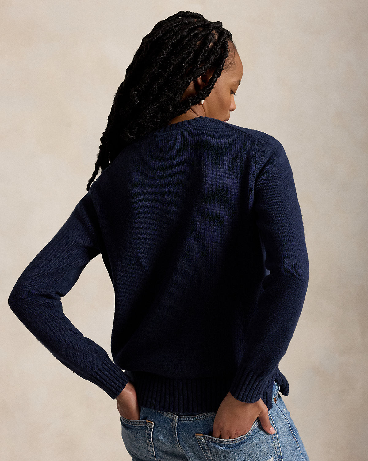 Bear Cotton-Linen Sweater