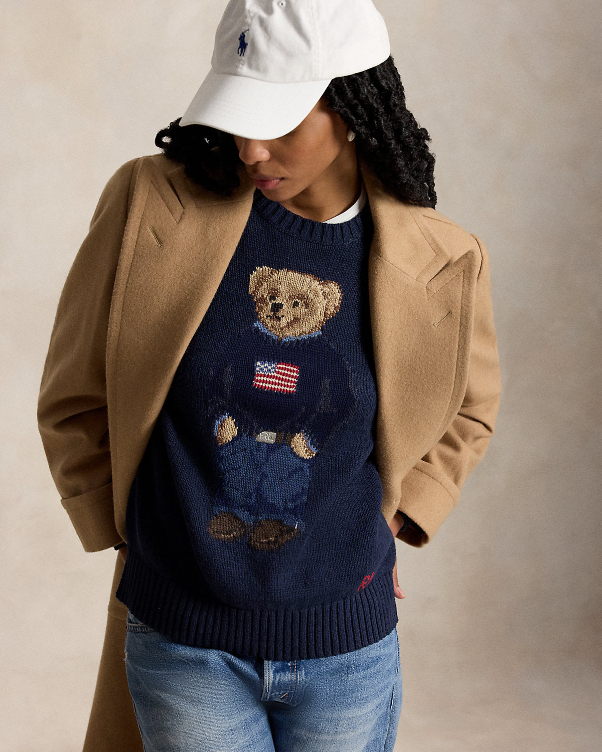 Bear Cotton-Linen Sweater
