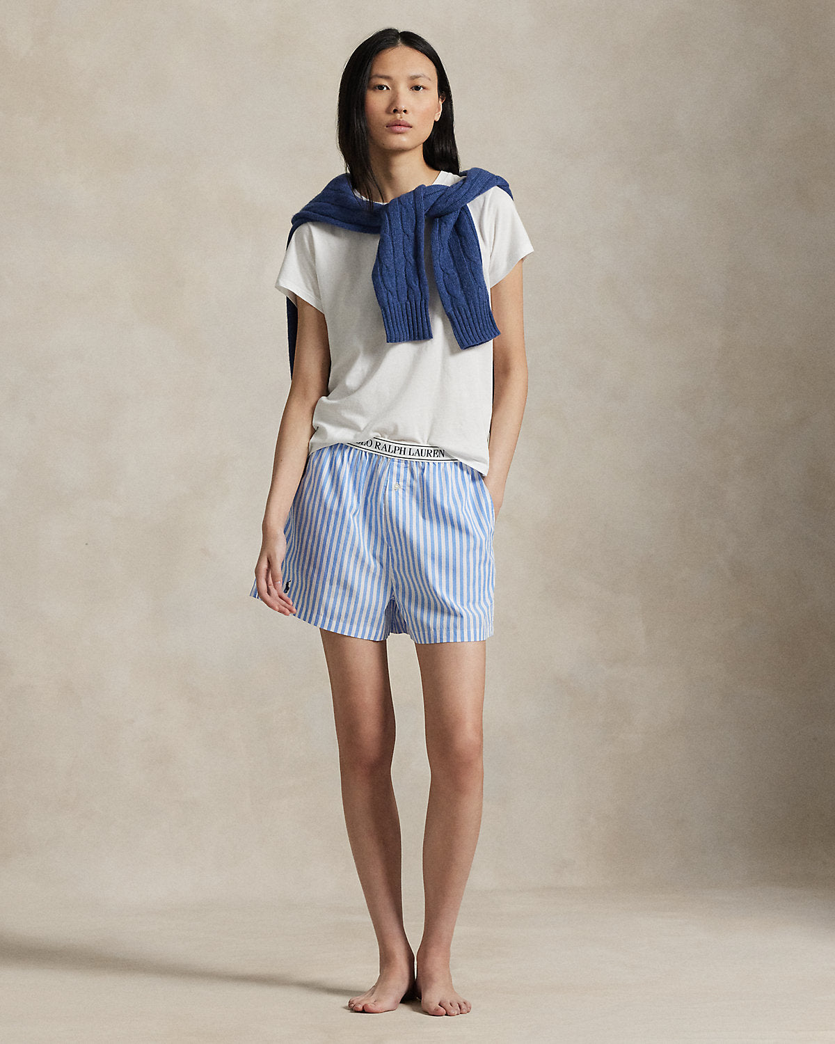 Striped Cotton Boxer