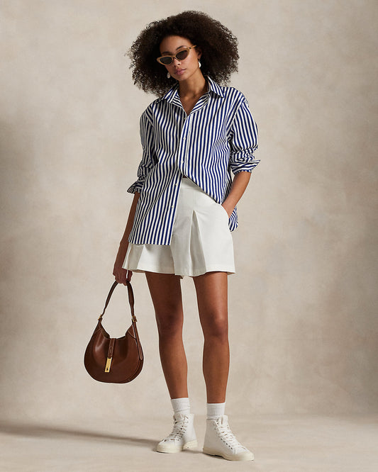 Four-Way-Stretch Pleated Short