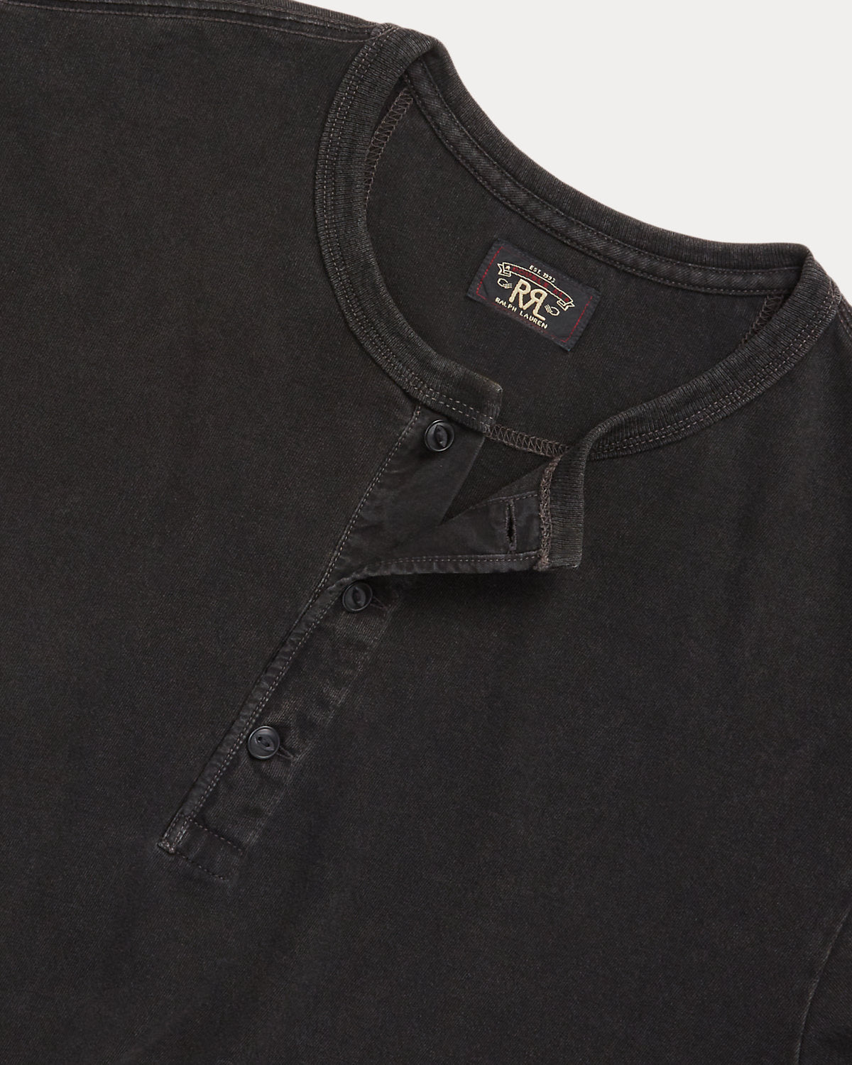 Indigo Jersey Henley Shirt