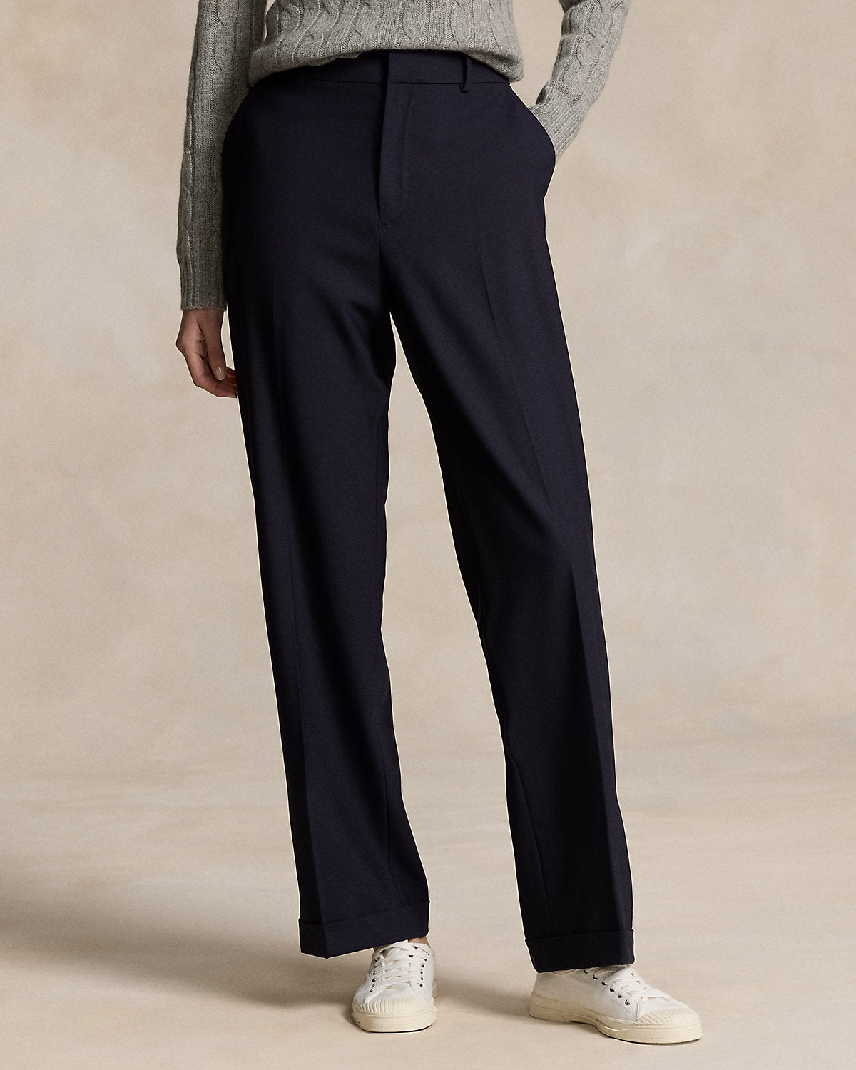 High-Rise Relaxed Straight Pant