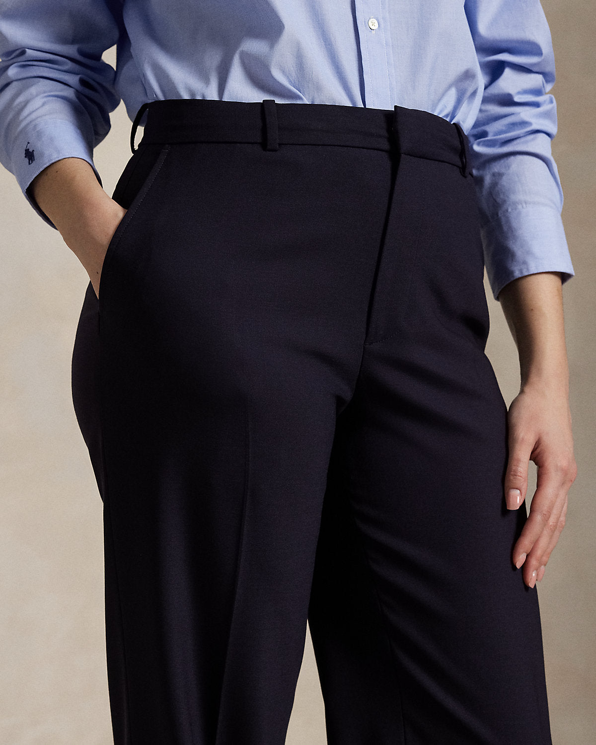 High-Rise Relaxed Straight Pant