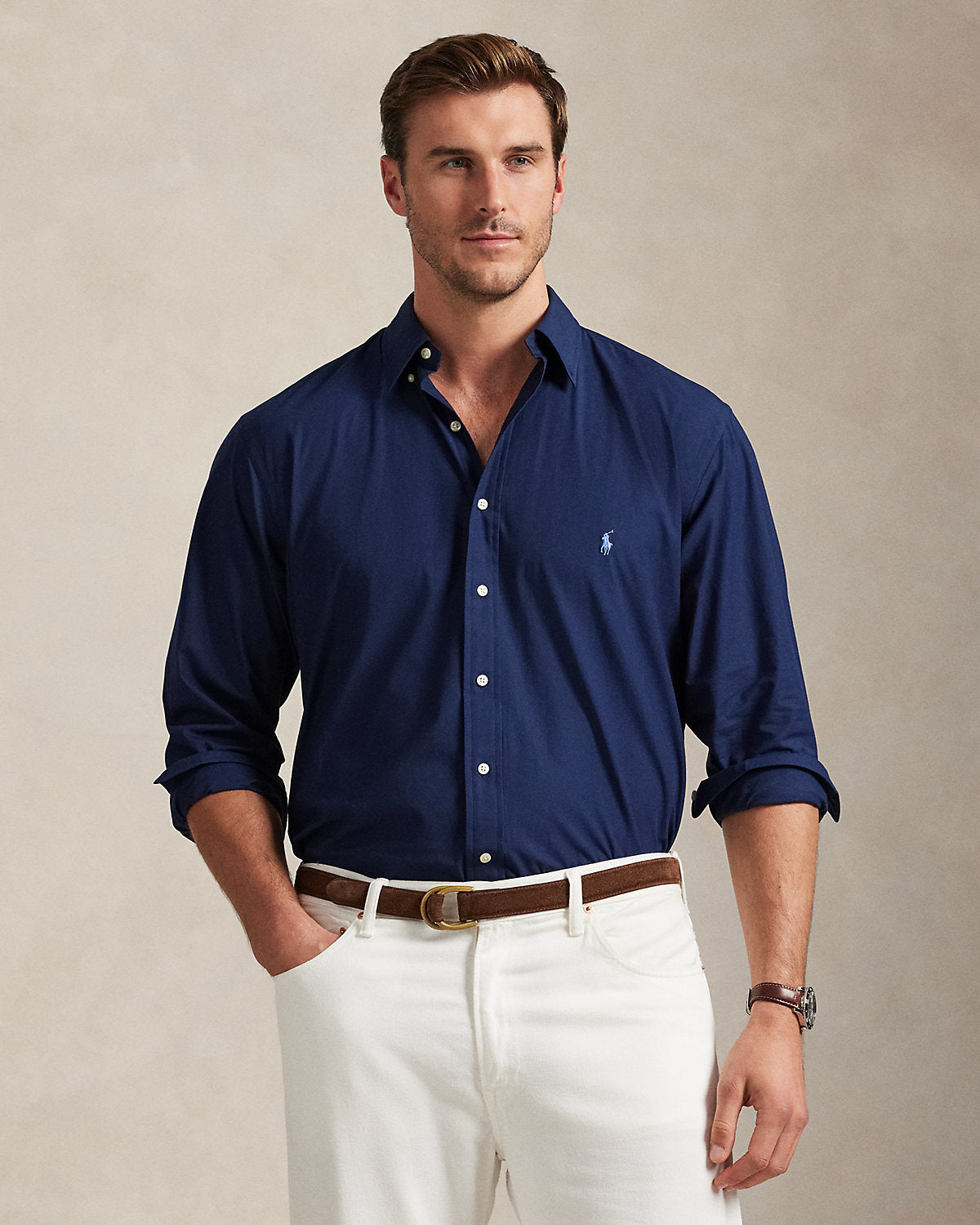 Stretch Poplin Shirt