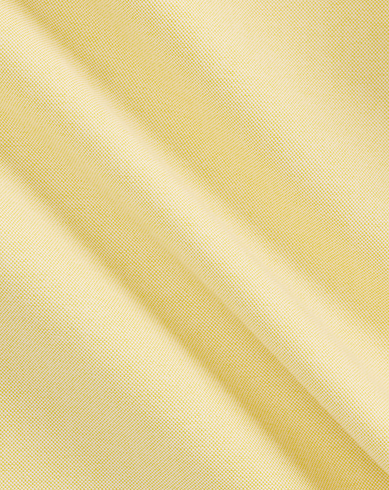Custom Fit Oxford Shirt Yellow Oxford
