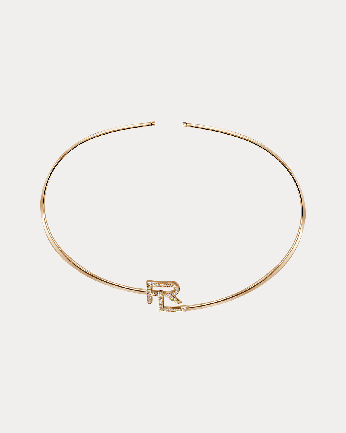 18K Rose Gold & Diamond Necklace