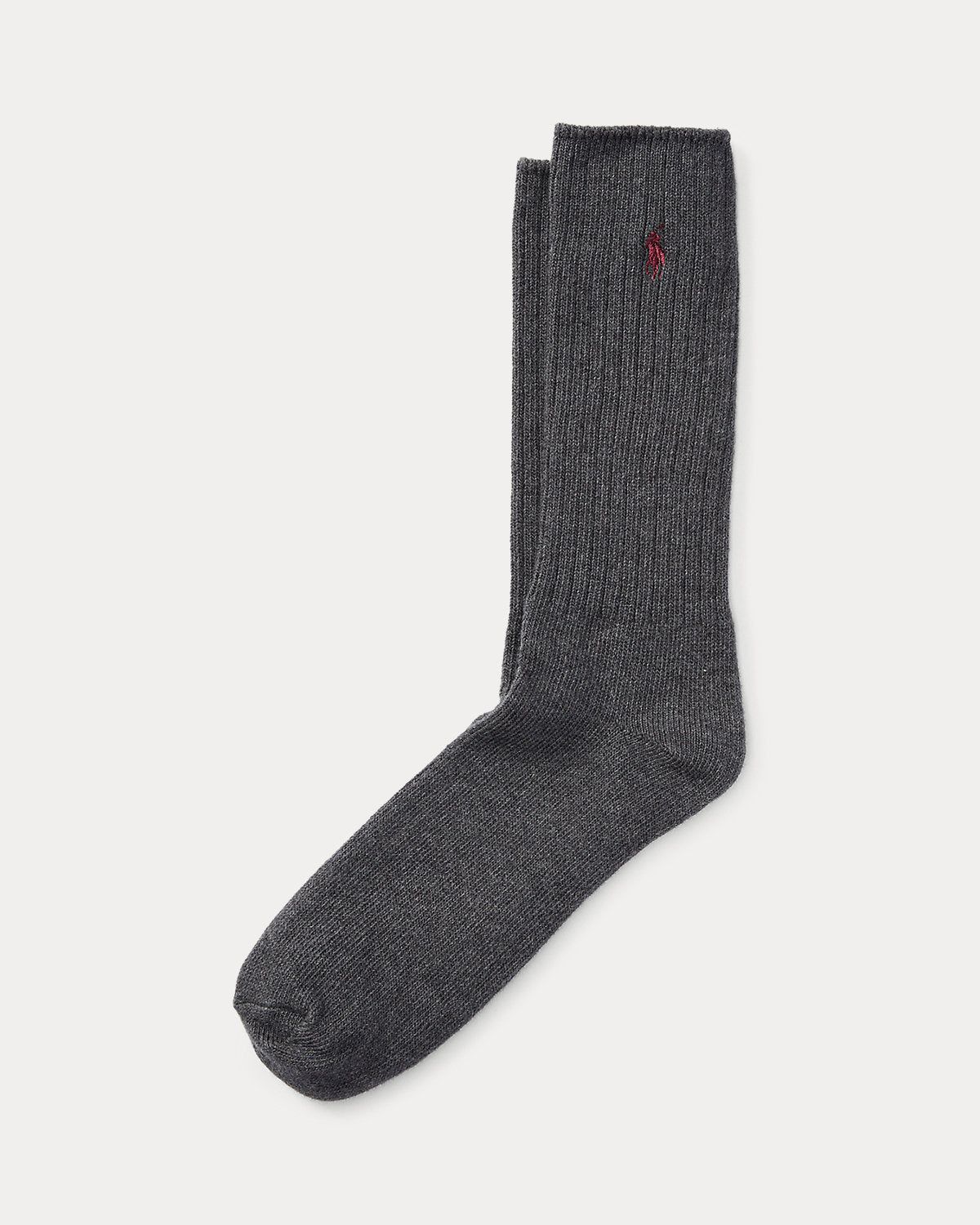 Signature Pony Cotton-Blend Crew Socks