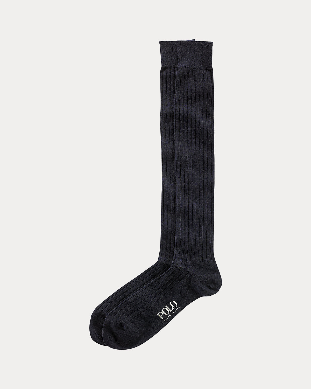 Solid Rib Over the Calf Socks