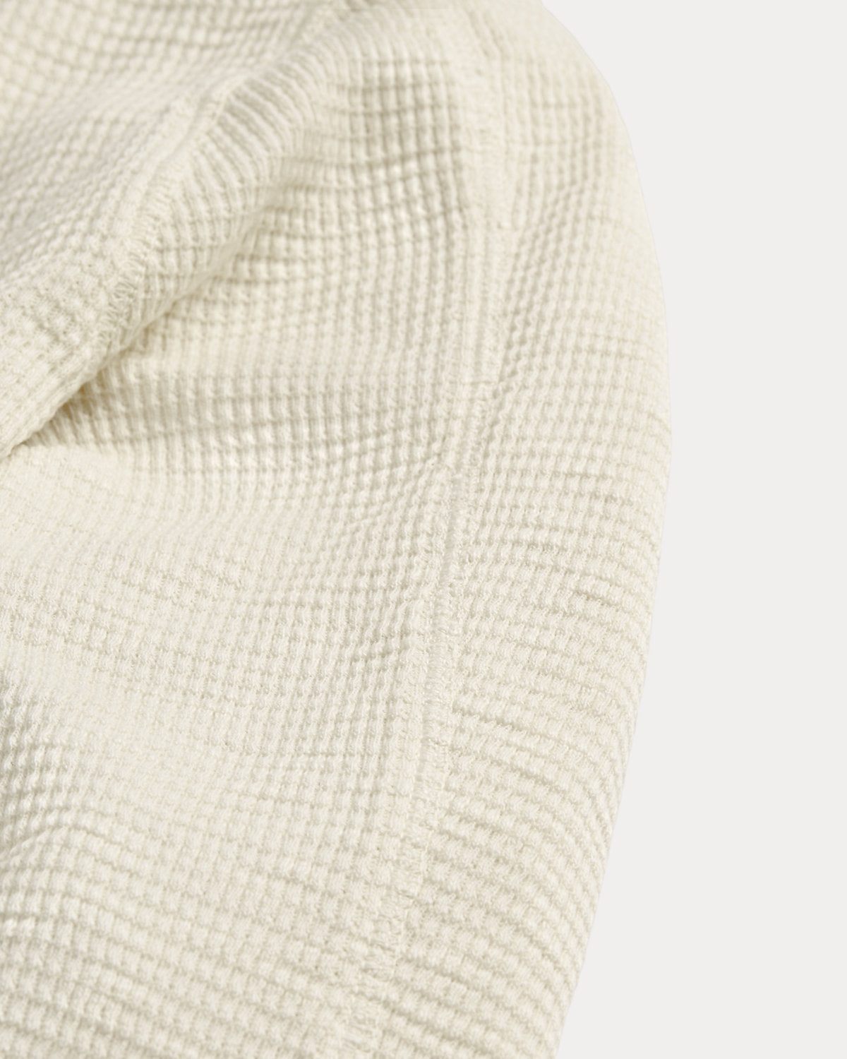 Waffle-Knit Crewneck