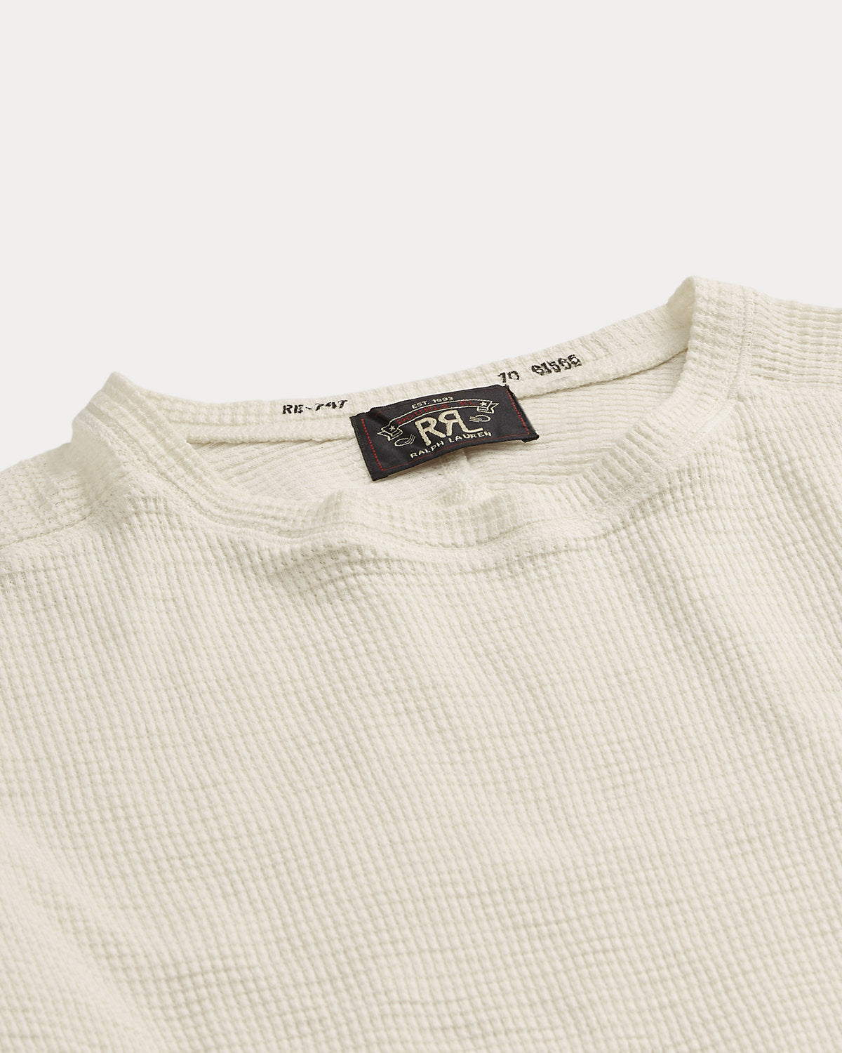 Waffle-Knit Crewneck