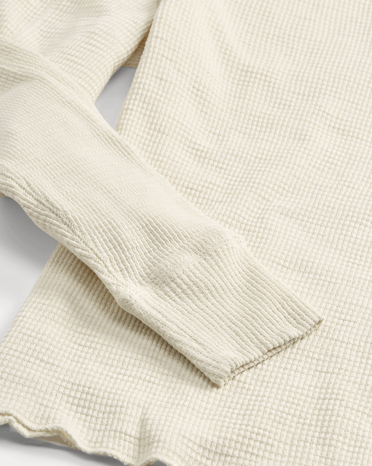 Waffle-Knit Crewneck