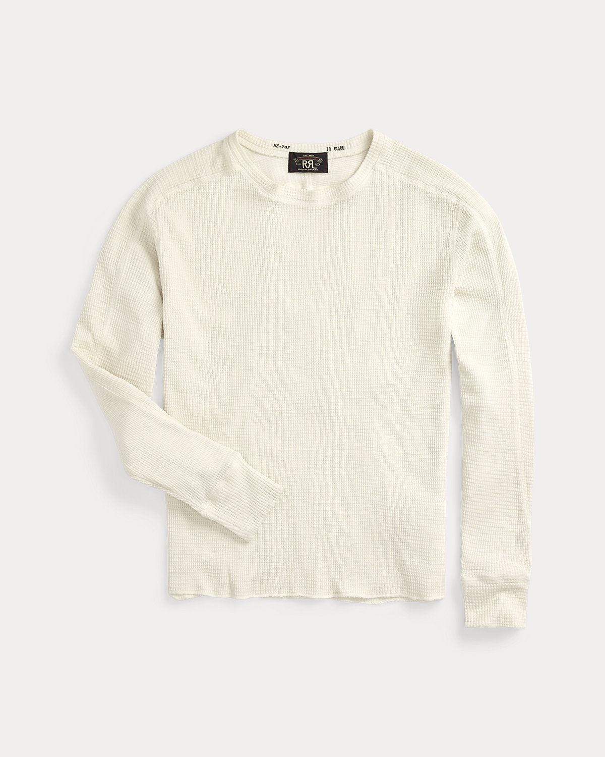 Waffle-Knit Crewneck