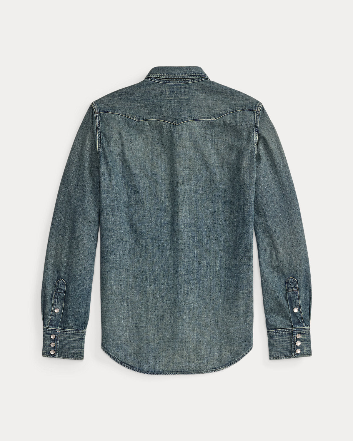 Slim Fit Denim Western Shirt